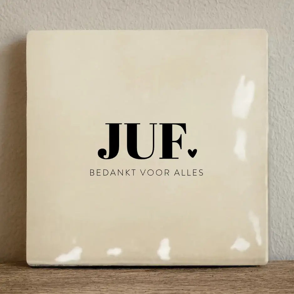 Tegel - Juf