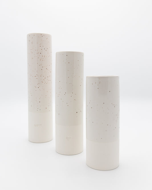 Kleine vaas met opschrift LOVE