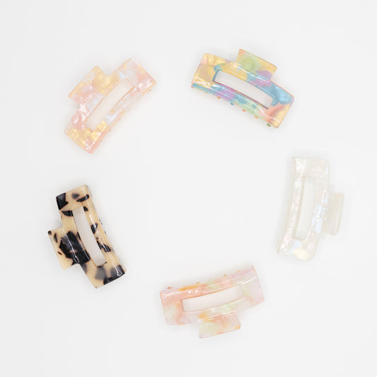 Haarspeld - Roze/groen