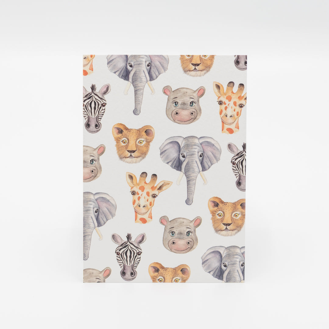 Wenskaart met dieren
