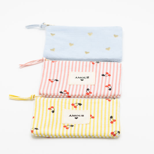 Etui met kersjes (rood)