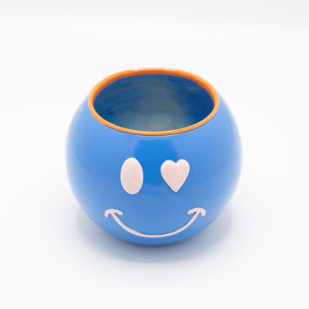Blauwe Smileypot