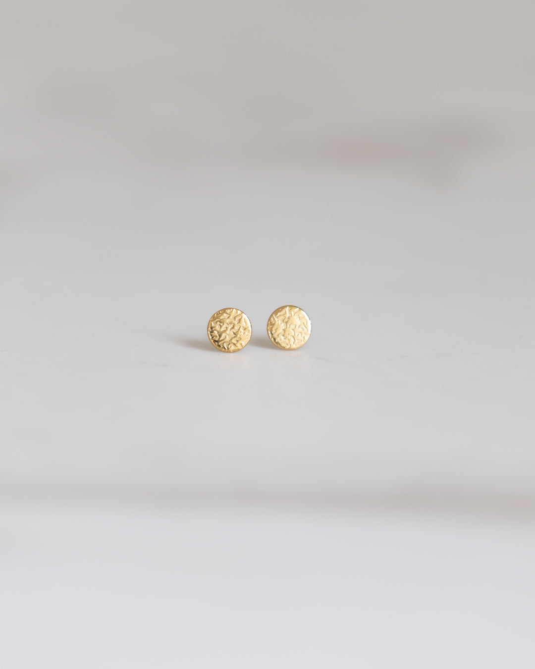 Oorbellen (set van 2) - Rondjes met reliëf