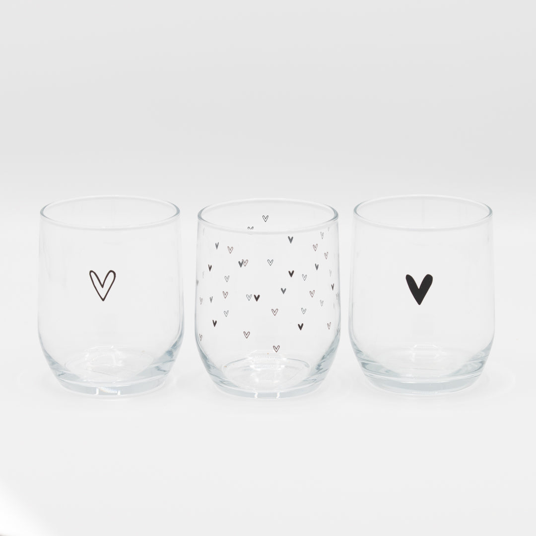 Drinkglas met hartje