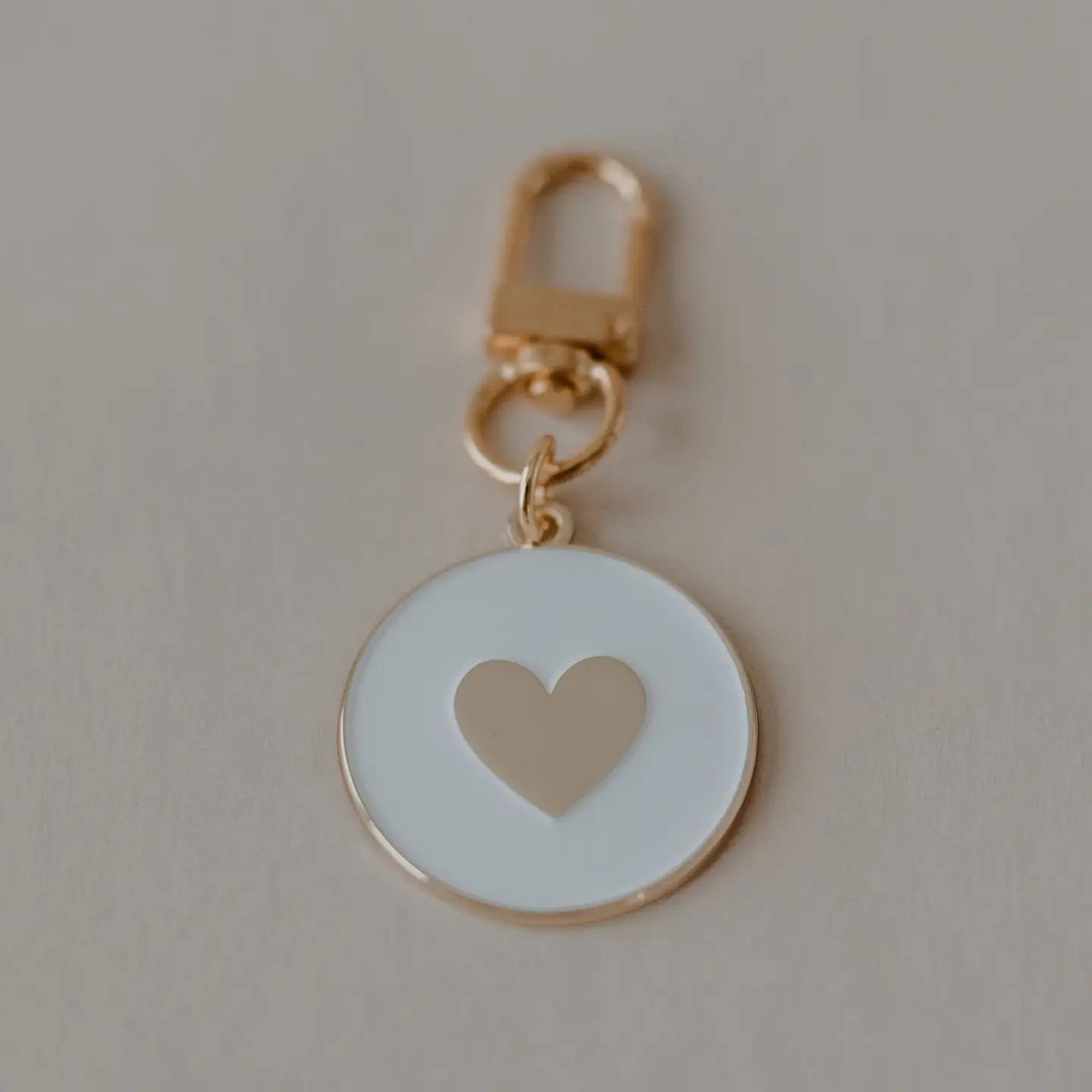 Sleutelhanger met gouden hartje