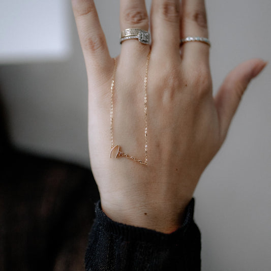 Ketting "mama" (goud)