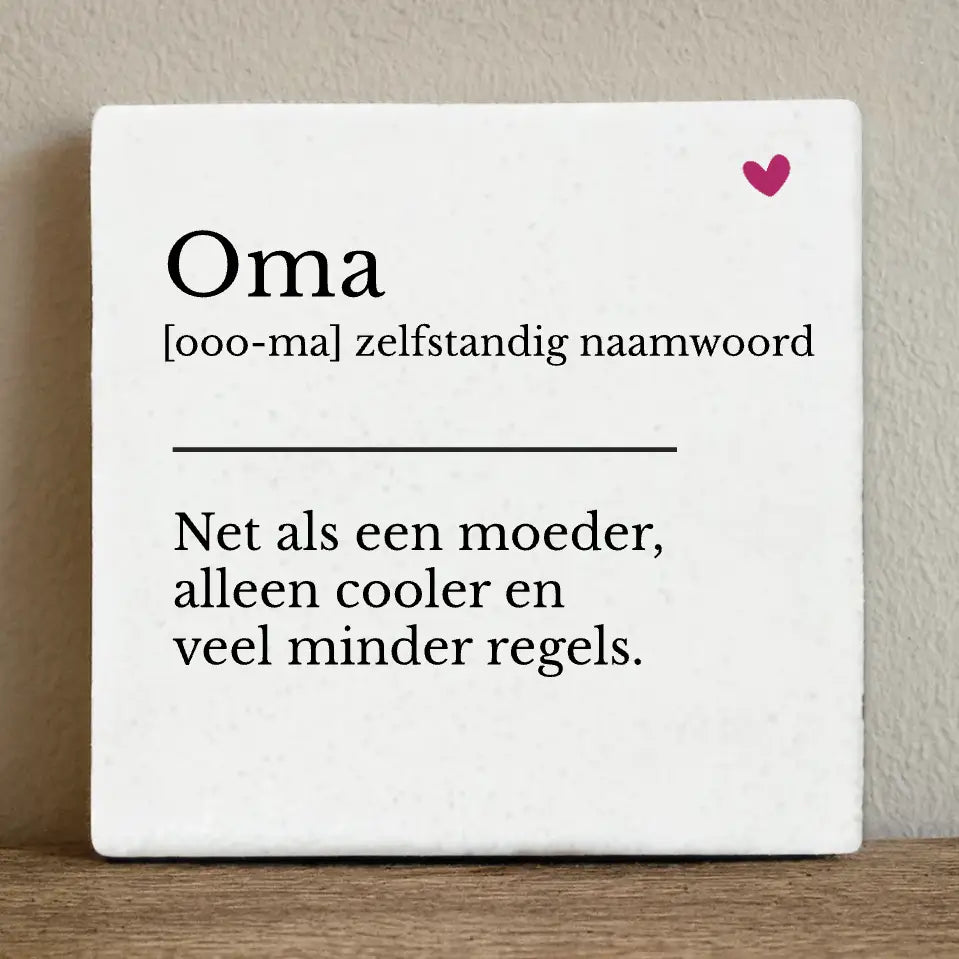 Tegel - Oma