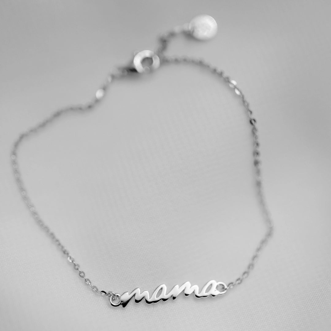 Armbandje "mama" (zilver)