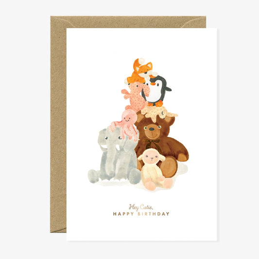 Wenskaart met Gouden Doudou