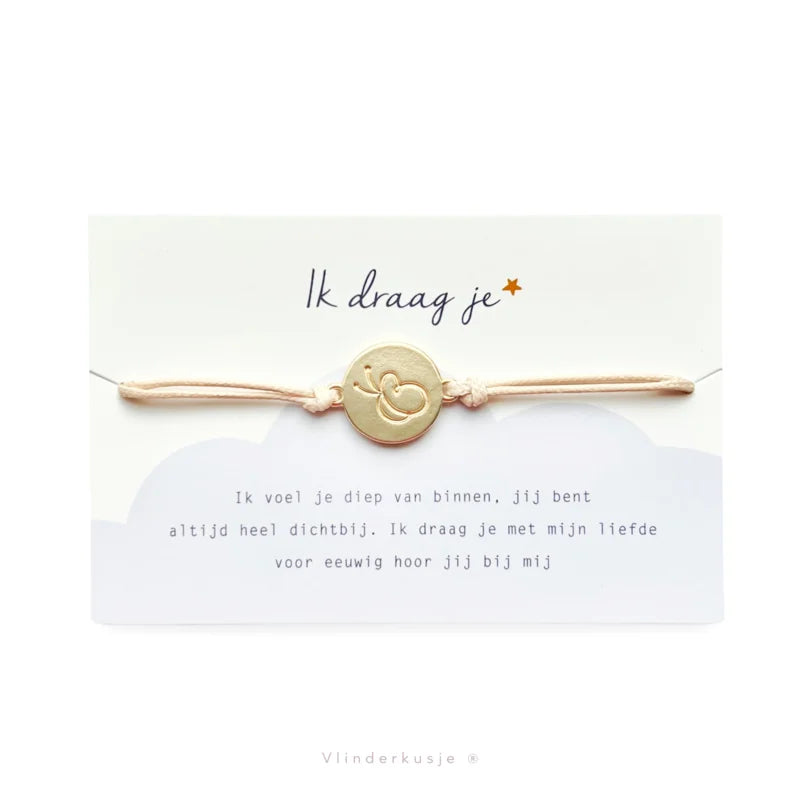 Armbandje 'Ik draag je' - voor jong en oud