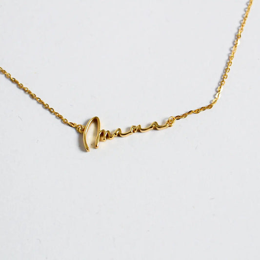 Ketting "mama" (goud)