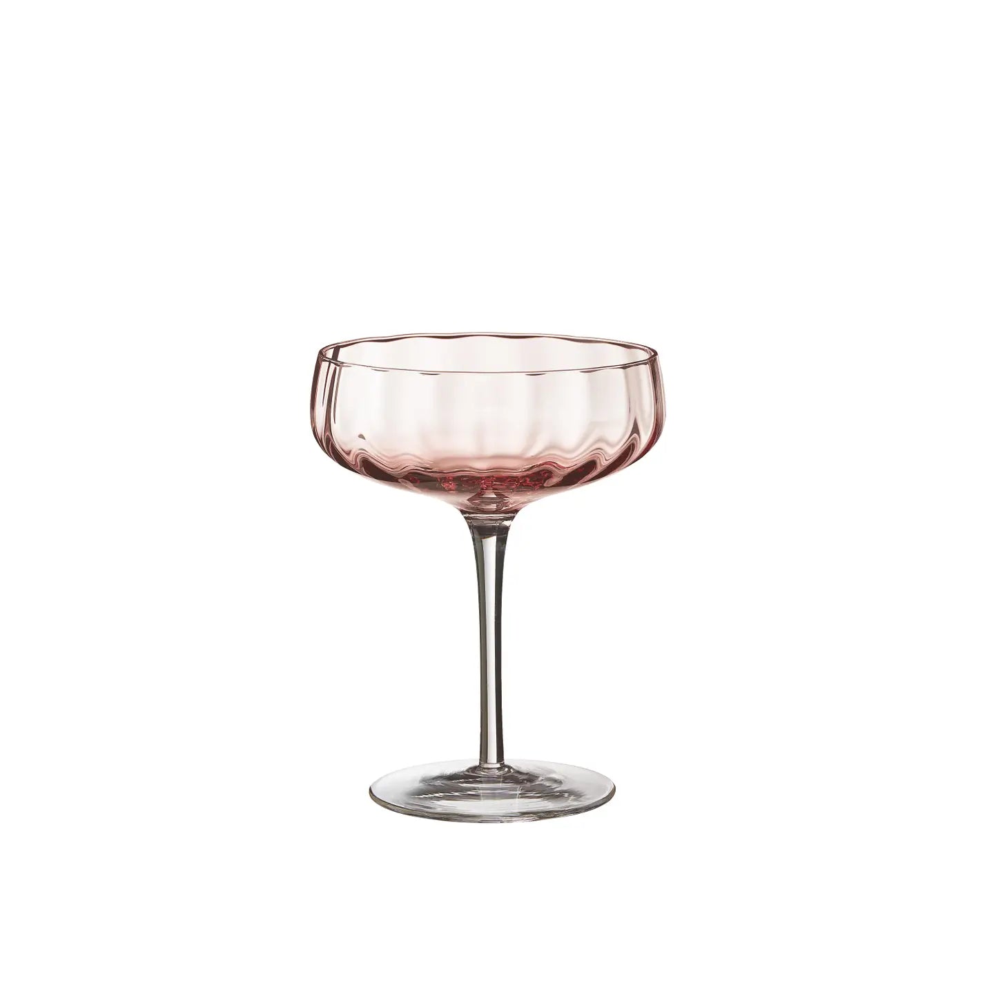 Champagne / cocktailglas (lichtroze)
