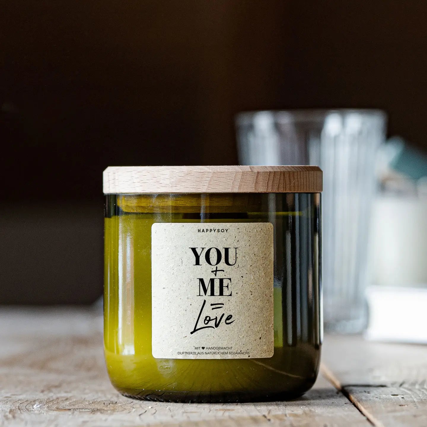 Geurkaars - You + me = Love