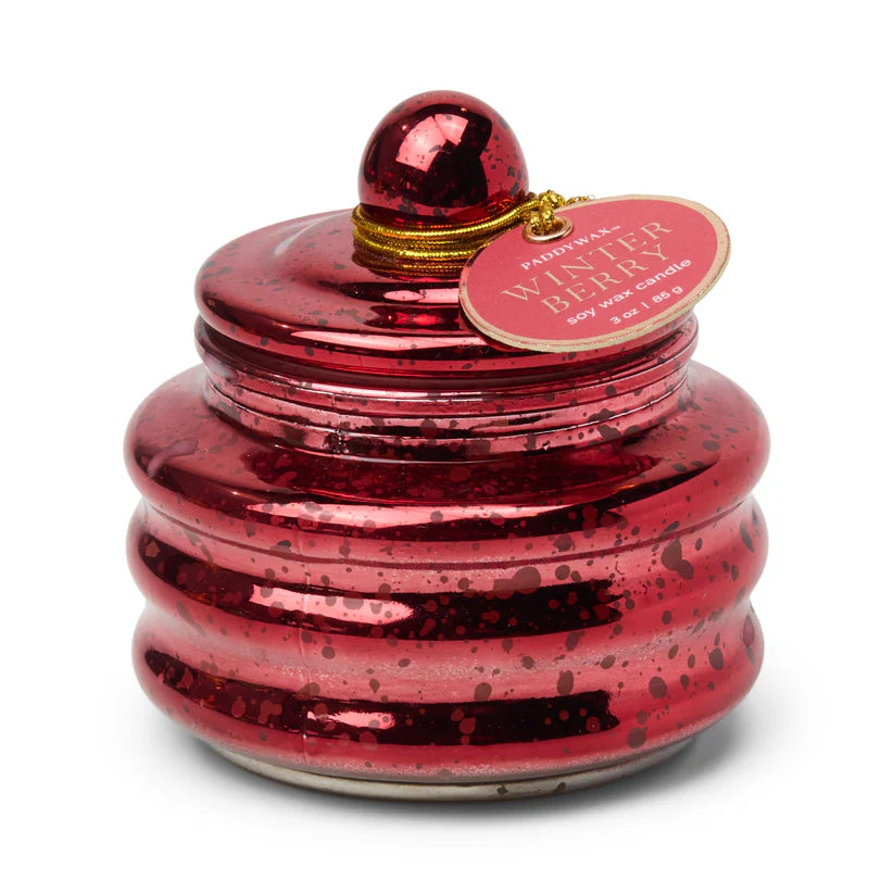 Glazen kaars Mercurius - Winter Berry