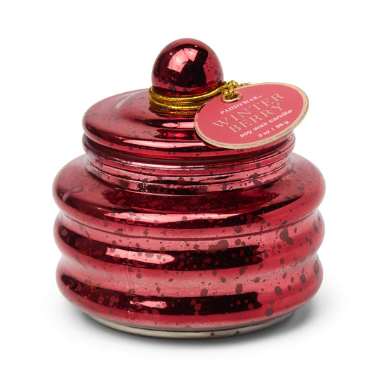 Glazen kaars Mercurius - Winter Berry