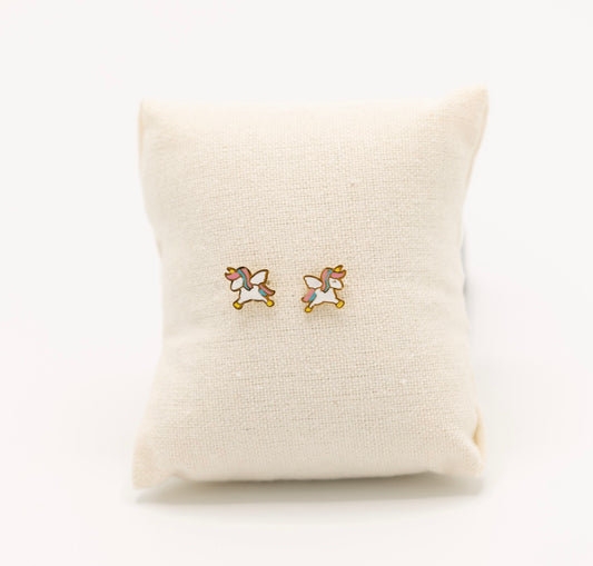 Unicorn oorbelletjes