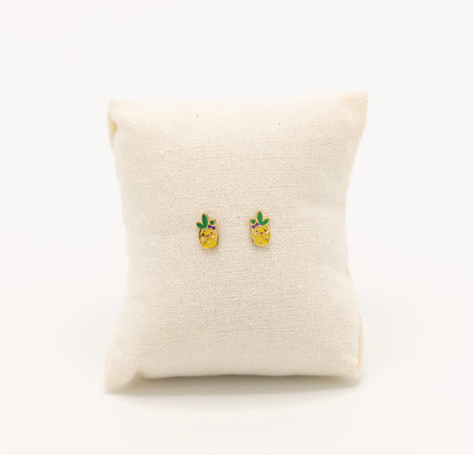 Ananasoorbelletjes met gezichtje