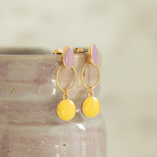 Yellow & Lila in the Mix