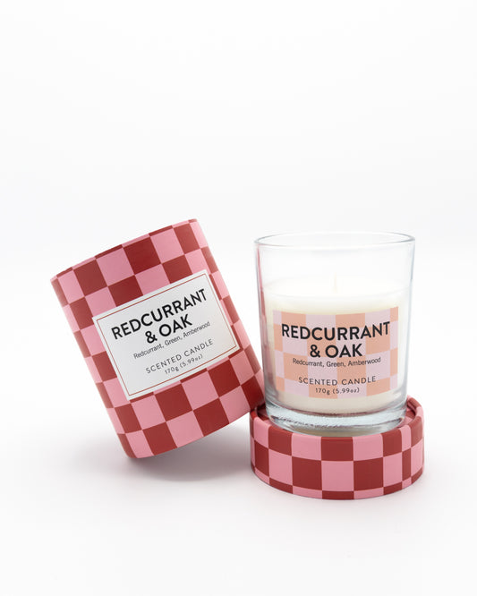 Geurkaars Redcurrant & Oak