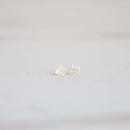 Oorbellen (set van 2) - Ginko Blaadjes
