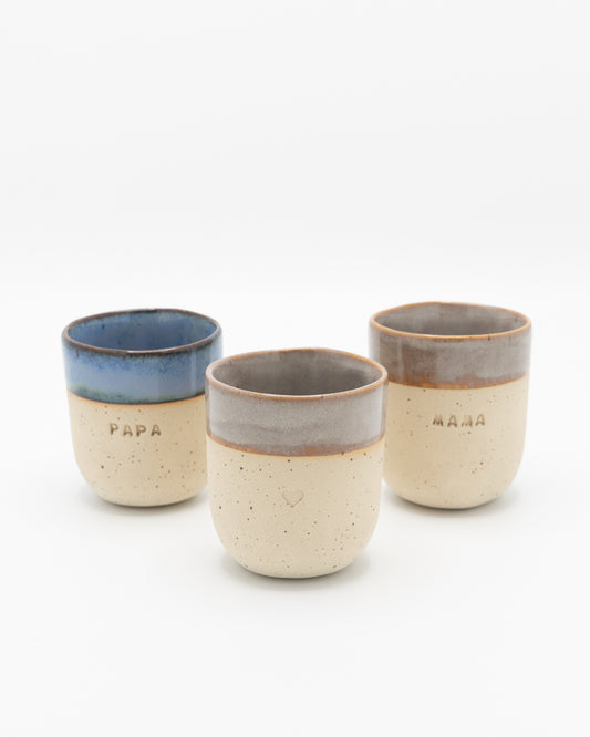 Mok (blauw) - Papa