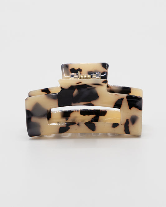 Haarspeld - Zwart/beige