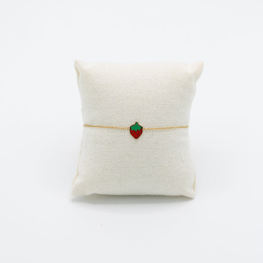Armbandje met aardbei