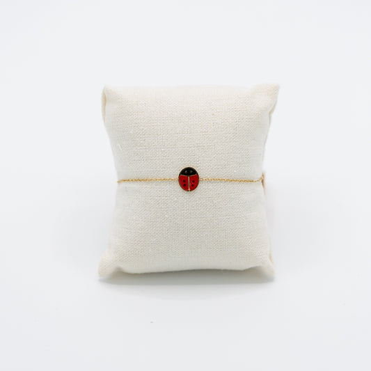 Armbandje met lieveheersbeestje