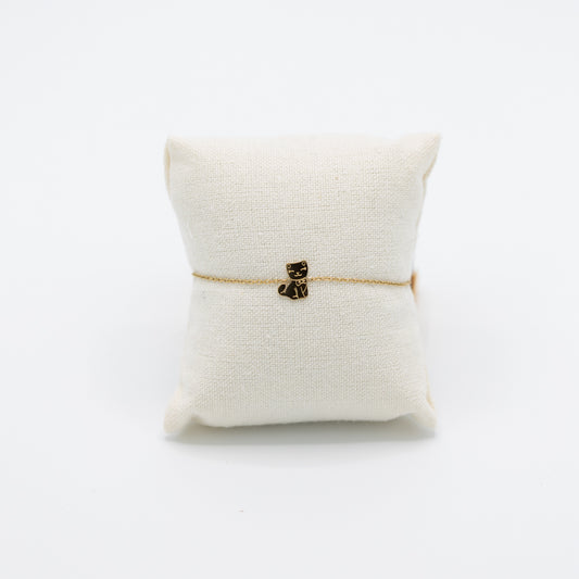 Armbandje met poesje