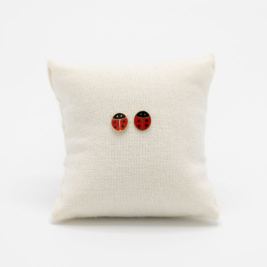 Lieveheersbeestjesoorbelletjes
