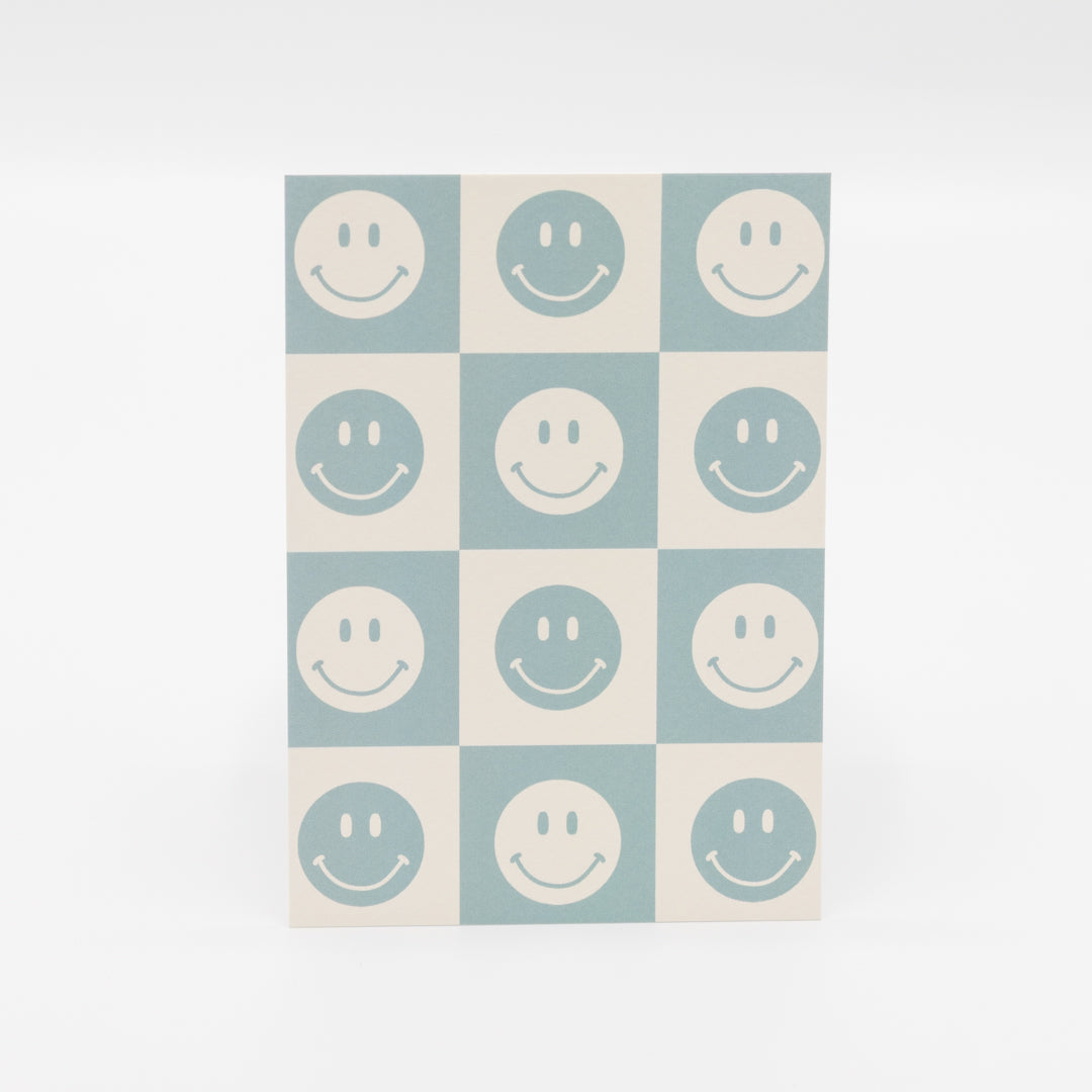 Wenskaart met smiley