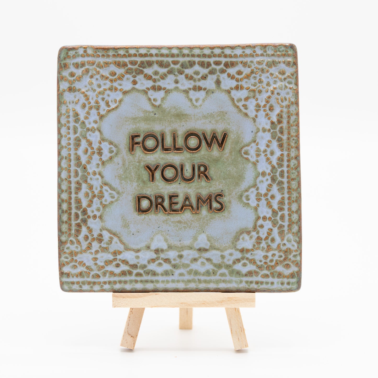 Tegel (groen) - Follow your dreams