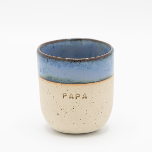 Mok (blauw) - Papa