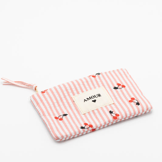 Etui met kersjes (rood)