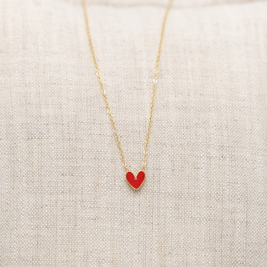 Ketting - rood hartje