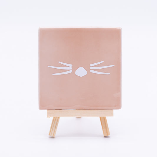 Tegel - Snorharen (roze)