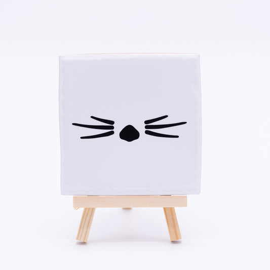 Tegel - Snorharen (wit)