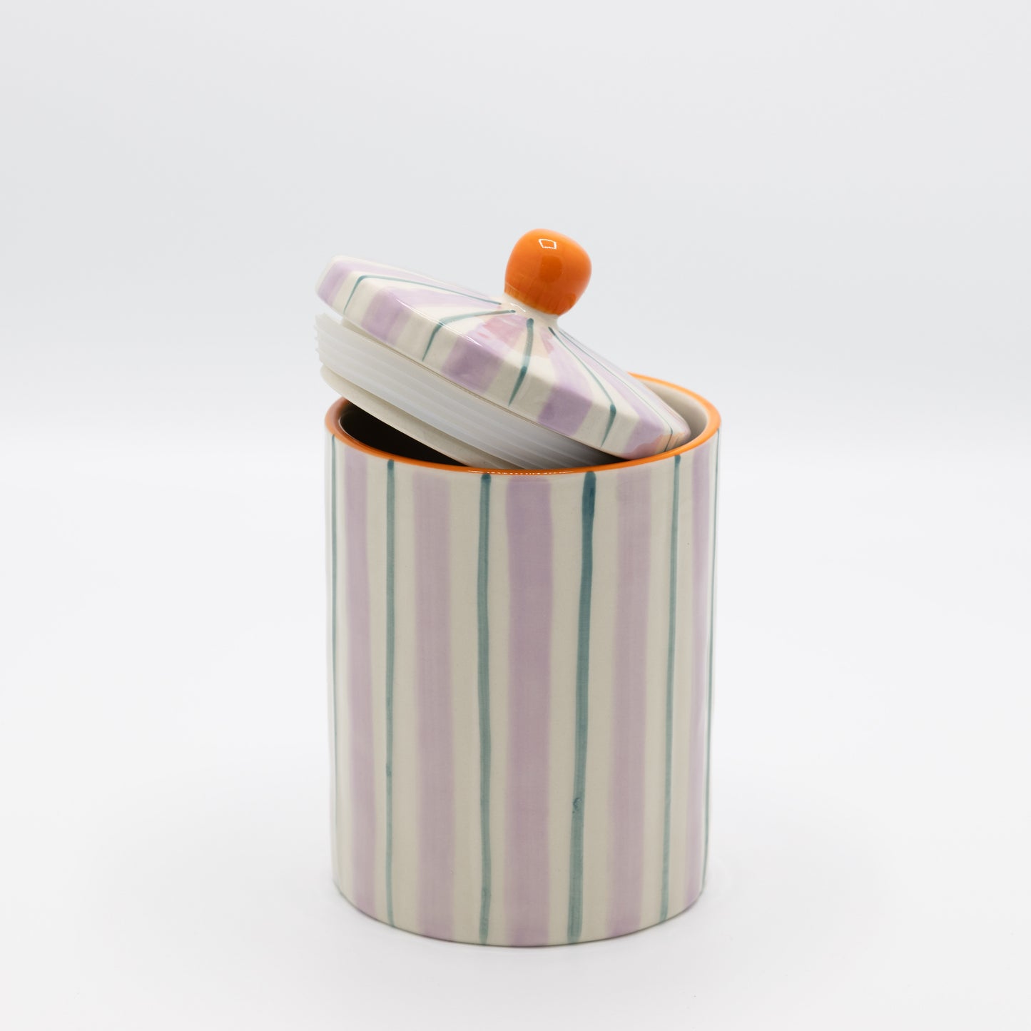Leuke pot in vrolijke tinten