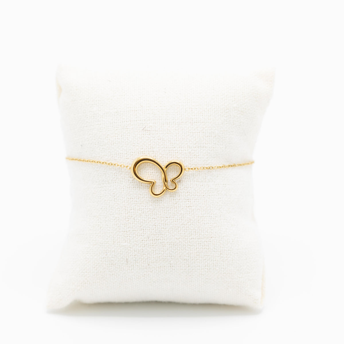 Armbandje met vlinder