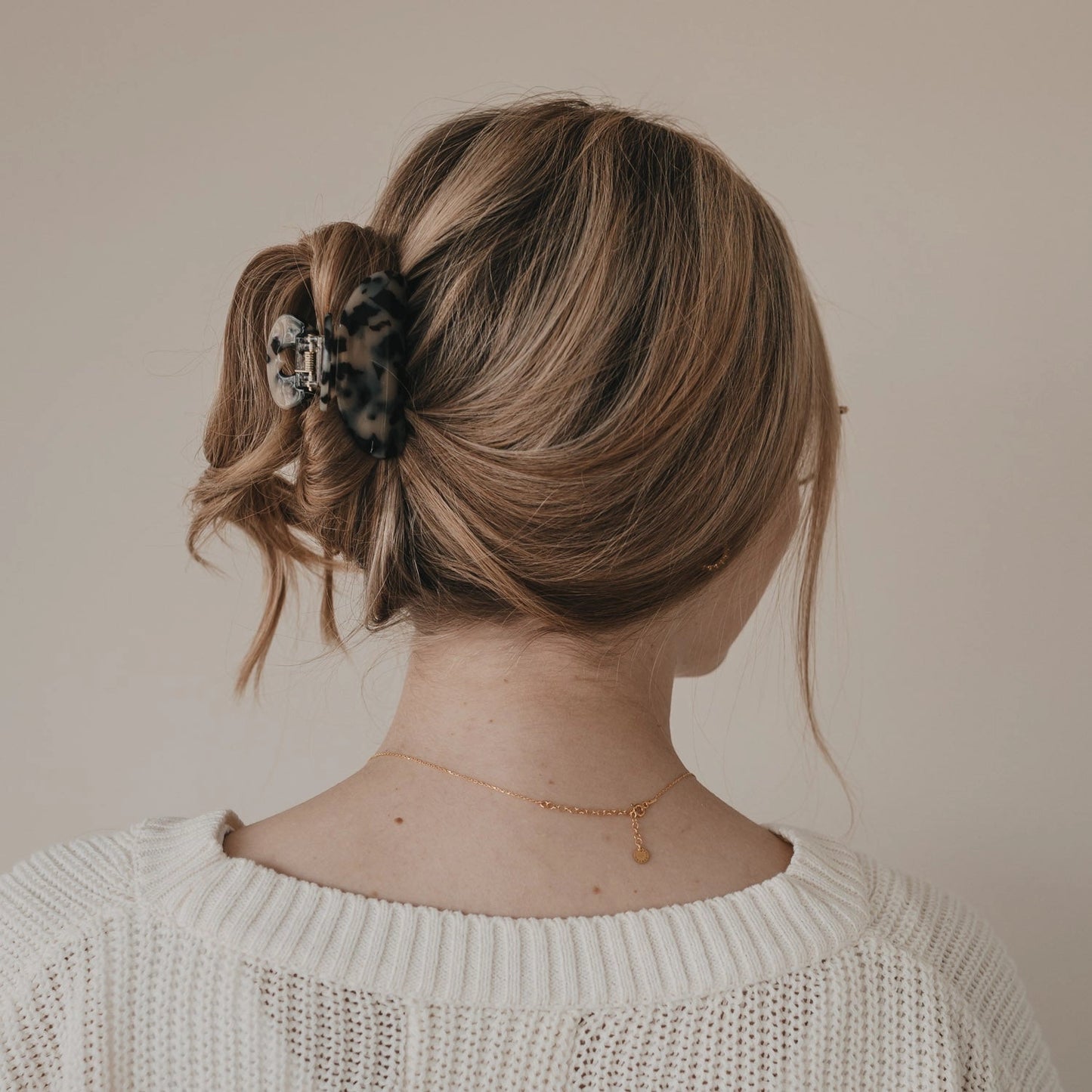 Haarspeld - leopard met hartje