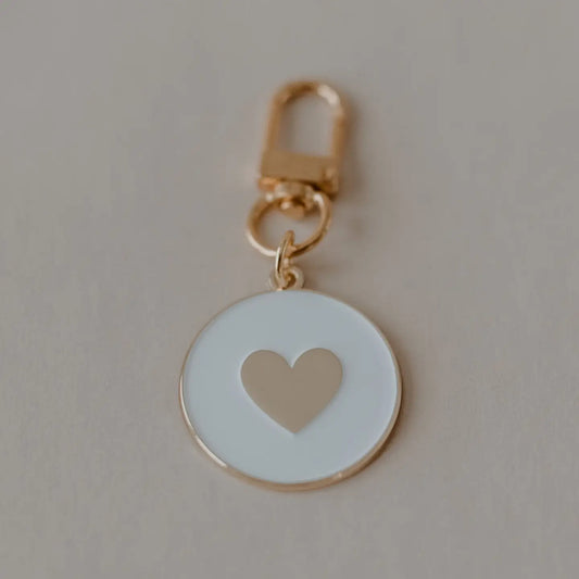 Sleutelhanger met gouden hartje
