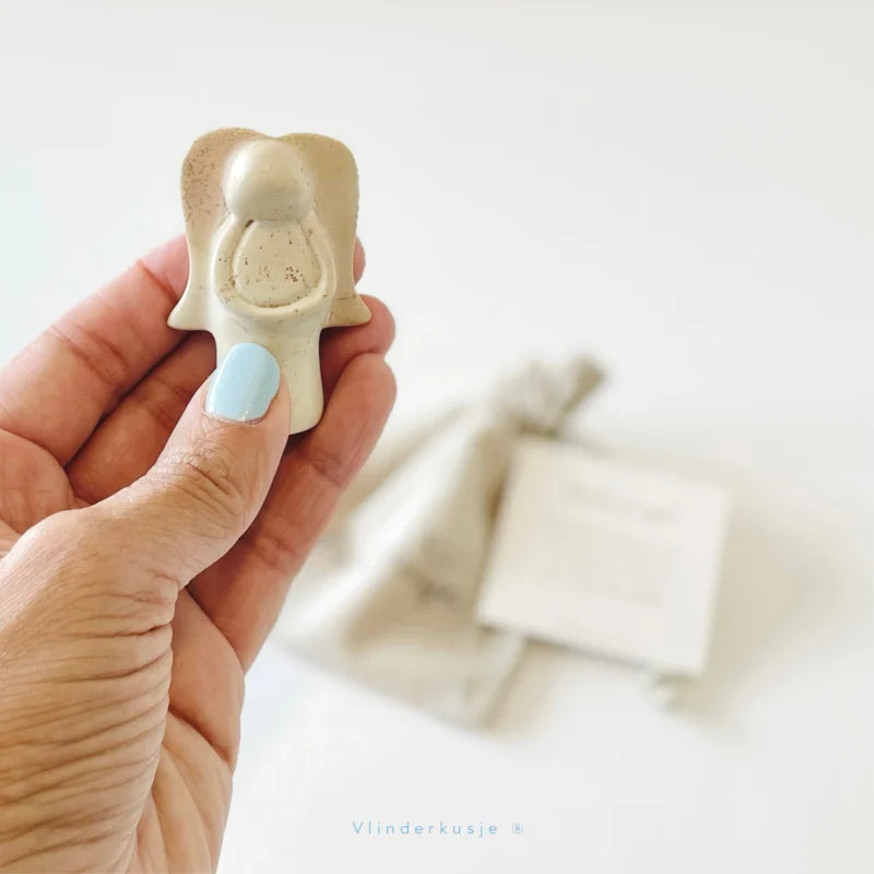 Beschermengel - in lief zakje met minikaartje